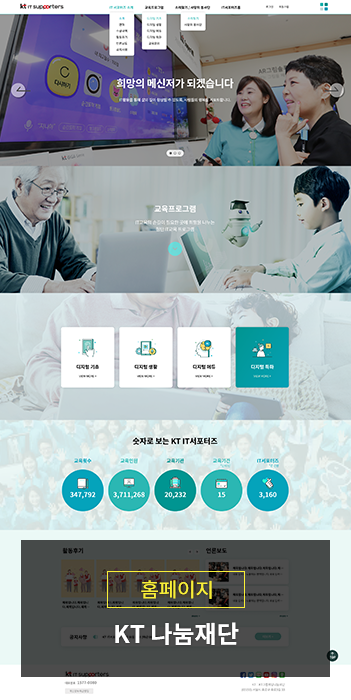 kt IT서포터즈 홈페이지